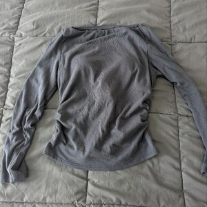 OGL Soft Navy Boatneck Top